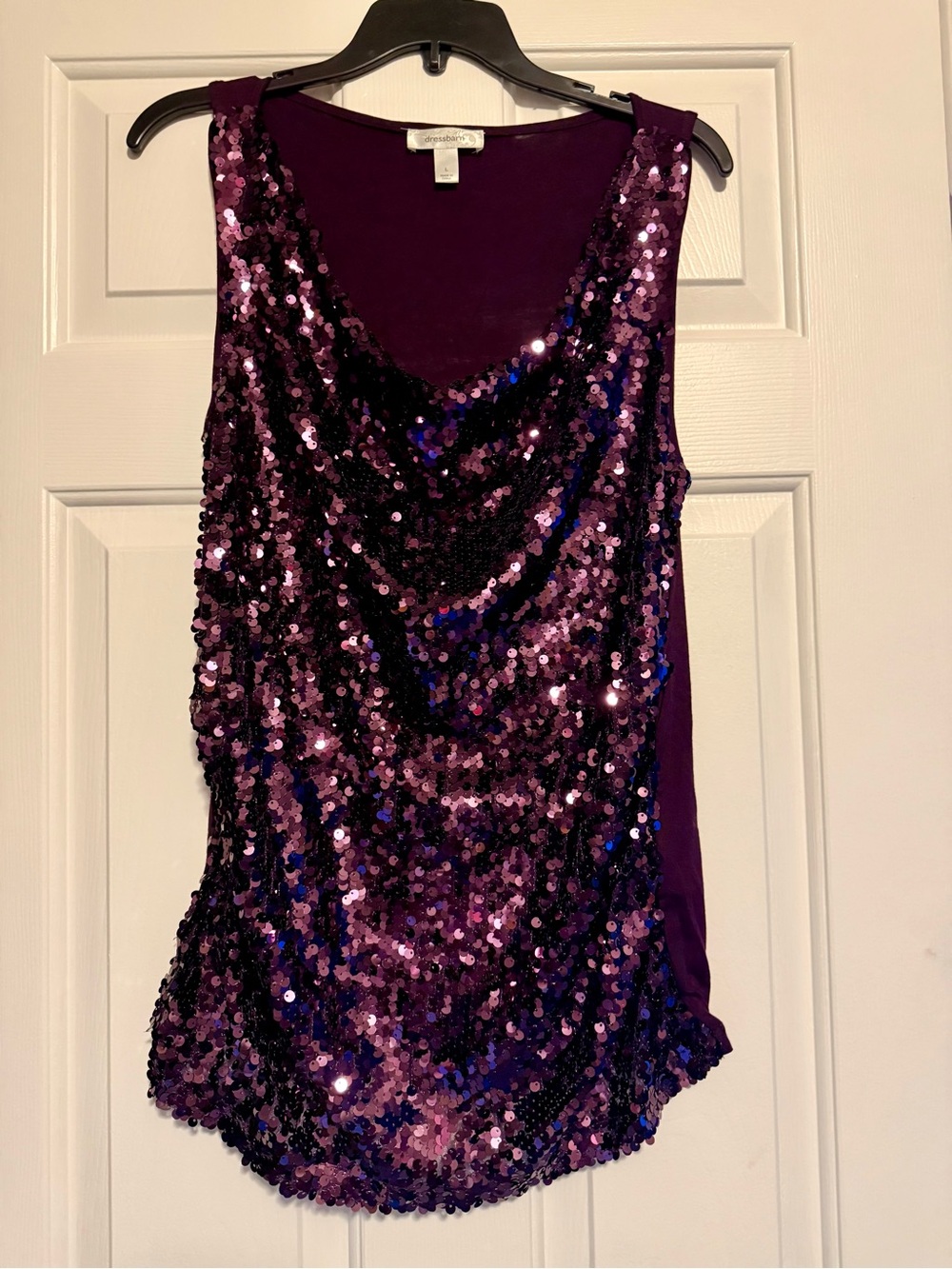 dressbarn Plum Sleeveless Top